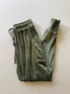 Harem Style Velvet Jogger Sweatpants